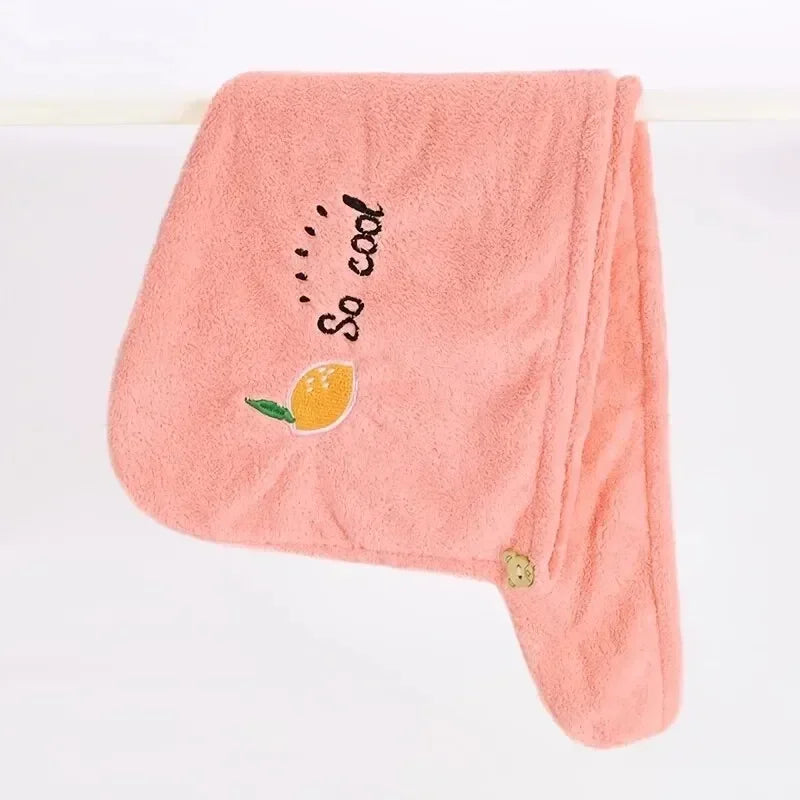 Glowmii Quick-Dry Hair Towel (Soft, Super Absorbent & Cute Wrap)